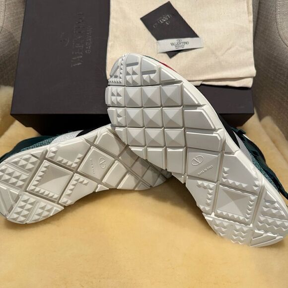 Valentino Garavani kilted mid lightweight sneaker size EU39, US 6 - Picture 11 of 14